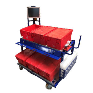 carrello per preparazione di ordini