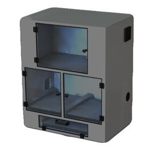 armadio per materiale informatico benchtop