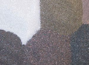 abrasivo di sabbiatura in alluminio