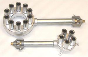 bruciatore con ugello di miscelazione