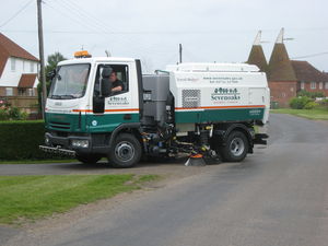 spazzatrice meccanica diesel