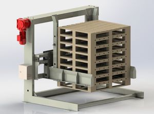 impilatore disimpilatore di pallets
