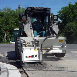 fresa a freddo per minipala / compatta / per asfalto