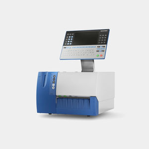 stampante-applicatore di etichette semiautomatica