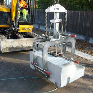 pinza meccanica per elementi prefabbricati in calcestruzzo