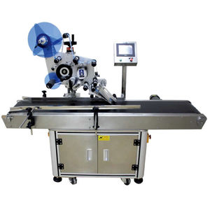 macchina di etichettatura automatica / per etichette adesive / per prodotti chimici / per applicazione sulla parte superiore del prodotto