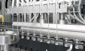 macchina di riempimento e tappatura per flaconi