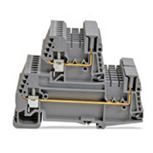 morsetto componibile con connessione a vite / su guida DIN / a presa / grigio