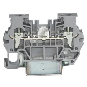morsetto componibile con connessione a vite / su guida DIN / passante / grigio