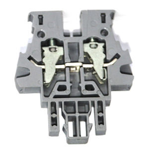 morsetto componibile con connessione a vite / su guida DIN / passante / grigio