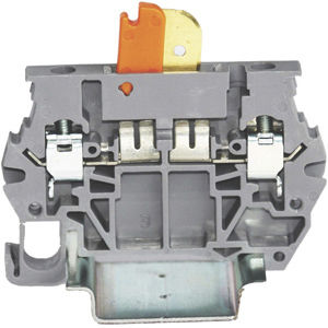 morsetto componibile con connessione a vite / su guida DIN / grigio