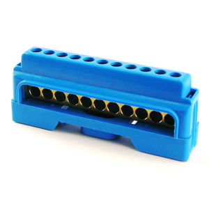 morsetto componibile con connessione a vite / su guida DIN / unipolare