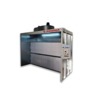 cabina di verniciatura aperta