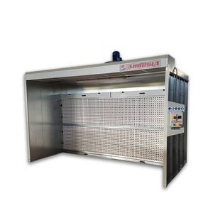 cabina di verniciatura aperta