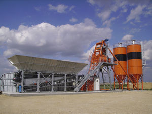 centrale di betonaggio mobile