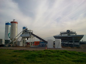 centrale di betonaggio mobile