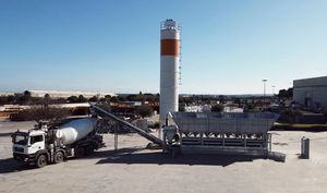 centrale di betonaggio mobile