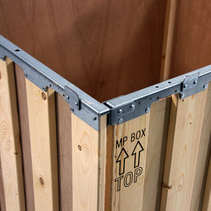 cassa-pallet in acciaio