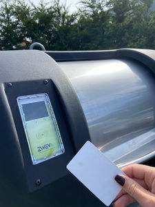 controllo accessi per cassonetto a tamburo