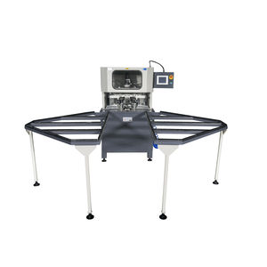sbavatrice angolare per profilati / per serramenti in PVC / 2 assi / automatica