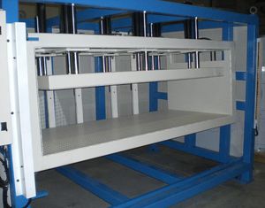 inclinatore per pacchi di lastre