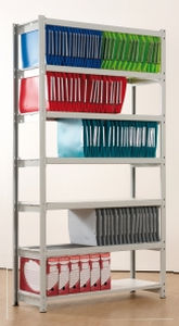 scaffalatura per ufficio