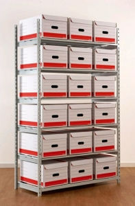 scaffalatura per ufficio