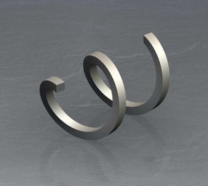 spirale per trasportatore in acciaio