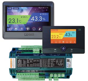 controllore e limitatore di temperatura con regolazione dell'umidità