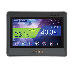 HMI con touch screen capacitativo