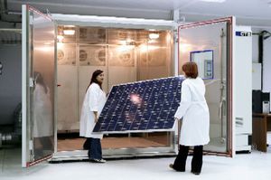 camera per test di invecchiamento solare