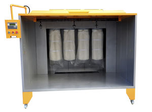 cabina di verniciatura a polvere a filtro