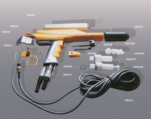 pistola di verniciatura a polvere