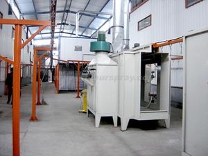 linea di verniciatura a polvere