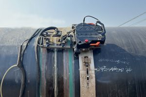 robot di ispezione su guida di scorrimento