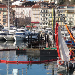 barriera anti-inquinamento galleggiante