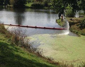 barriera anti-inquinamento galleggiante