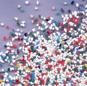 abrasivo di sabbiatura in plastica