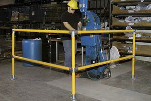 parapetto in acciaio galvanizzato