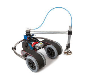 robot di decapaggio a cingoli magnetici