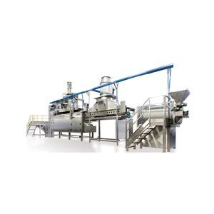 linea di frittura per nocciole