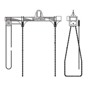bilanciatore di carico monotrave