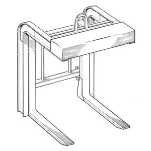 forca per pallet regolabile