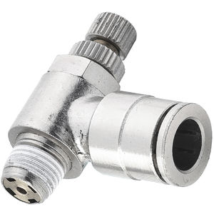 valvola a spillo / manuale / a comando pneumatico / per controllo di flusso