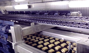 linea di produzione per croissant