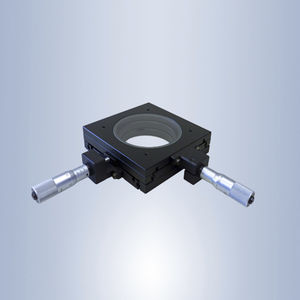 piastra di posizionamento XY / manuale / 2 assi / a micrometri
