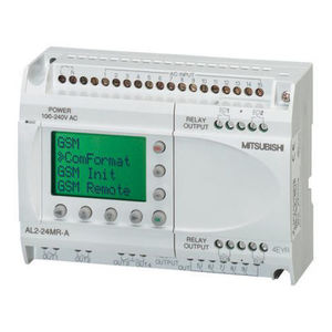 PLC su guida DIN / compatto / con I/O integrati / per bus di campo