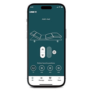 applicazione mobile per la regolazione di letti