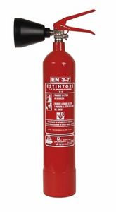 estintore a gas (CO2)