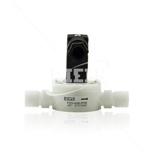 misuratore di portata a turbina / per liquidi / in linea / in plastica